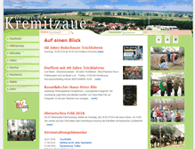 Tablet Screenshot of kremitzaue.de